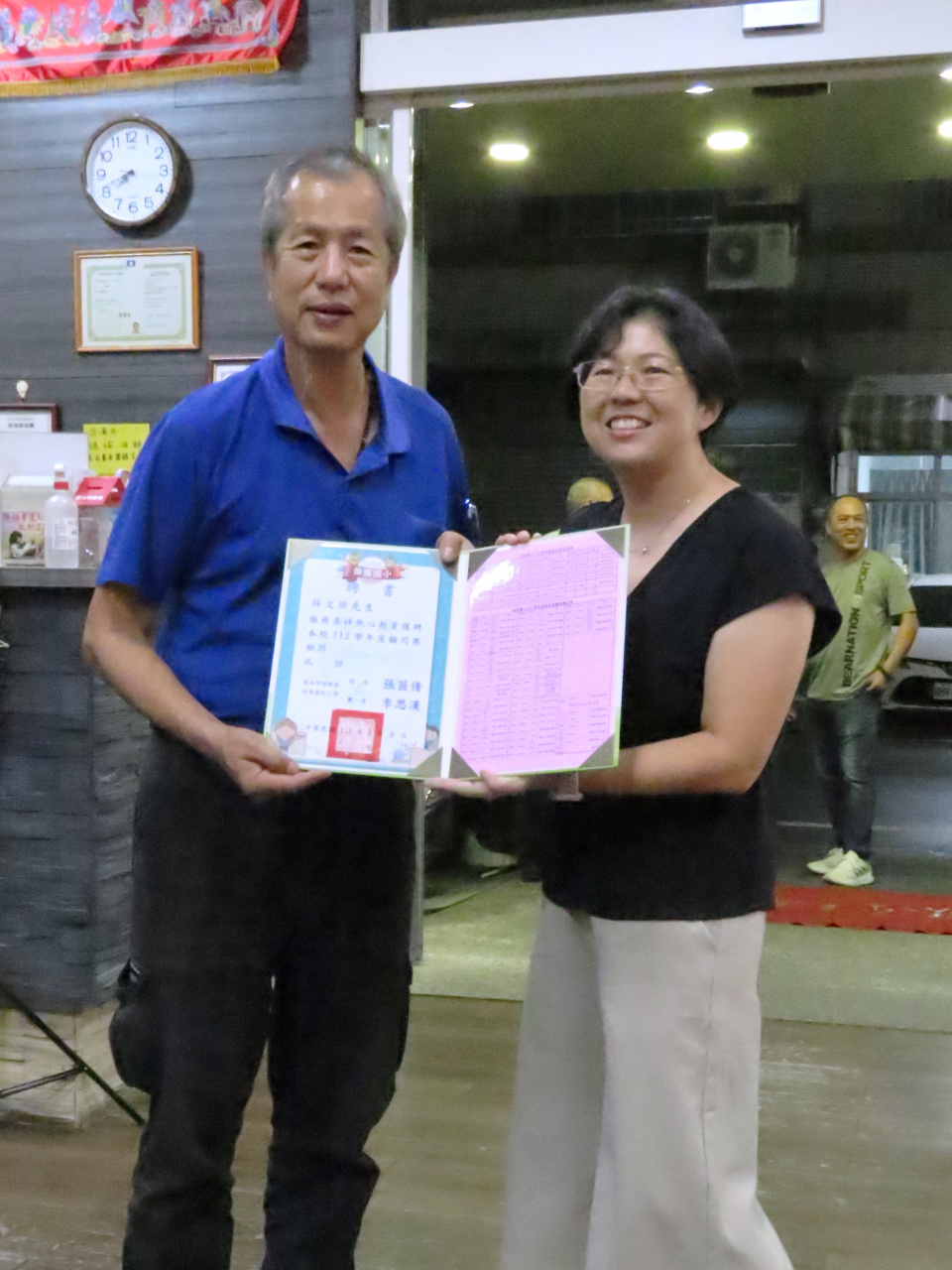 112年度上學期 家長會、顧問團、志工團受贈餐會照片