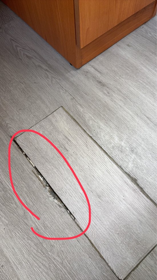 404教師座位地板破損