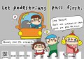 「行人過路口，請注意後方轉彎車。汽機車行經路口，減速並讓行人先行，臺南市政府關心您。」2.jpg