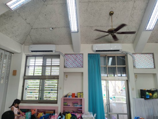 幼兒園2樓餐廳冷氣故障