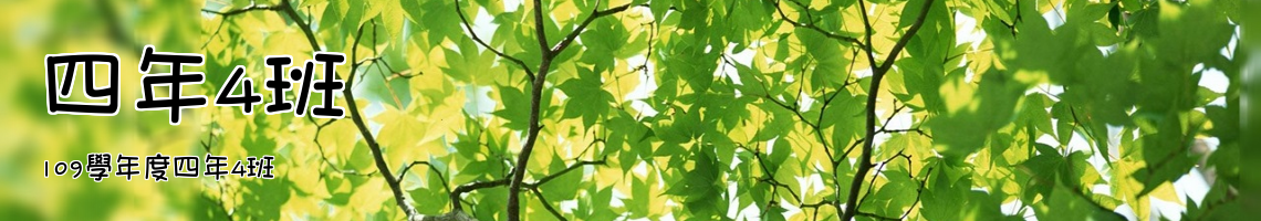 Web Title:109學年度四年4班