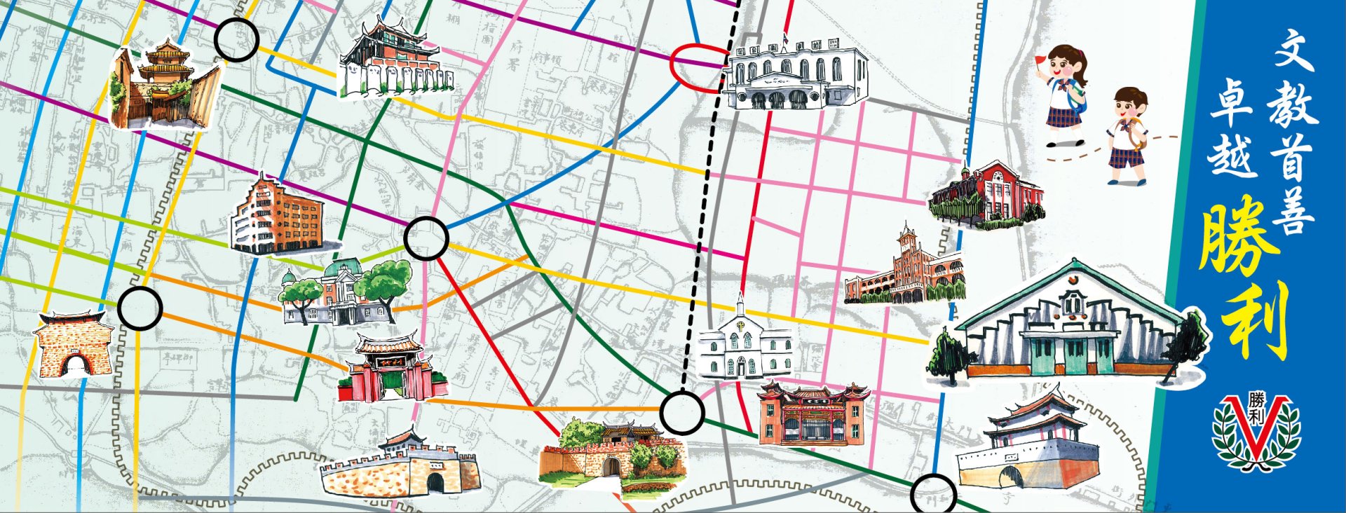 臺南古蹟位置圖