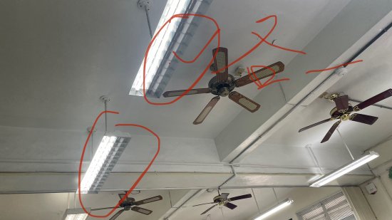 教室燈管不會亮