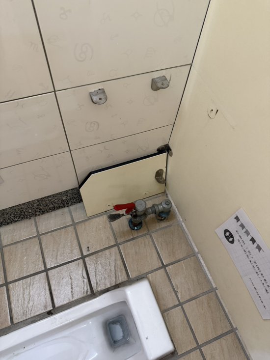 廁所木板掉落