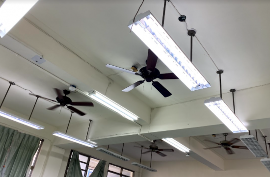 自然教室電扇維修不完整(更新)