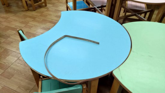 E化閱讀教室桌面側邊膠條