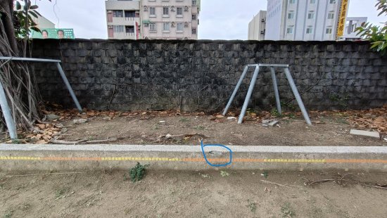 水泥脫落 建築材料露出 學生被刺到