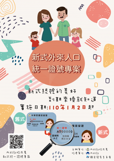 新式外來人口統一證號專案海報.png