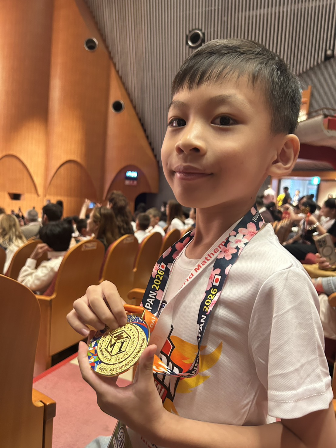 「本校柯偉祺同學參加「WMI 世界數學邀請賽總決賽」榮獲 「金獎」!」封面