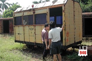 永康國小的篷車與守車是從佳里糖廠挑選出來的