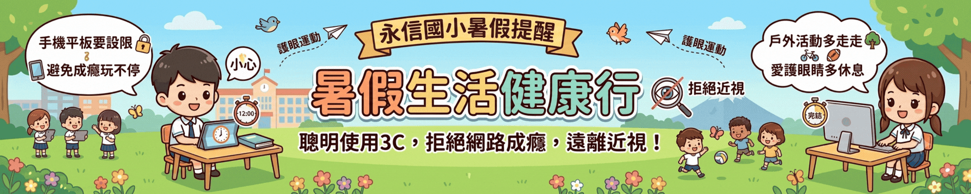 暑假慎用3C