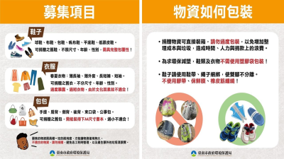 115舊鞋救命臺南募集物資說明.png